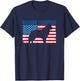 American Flag Belgian Tervuren Women Kids Men T-Shirt - T-Shirt | Navy