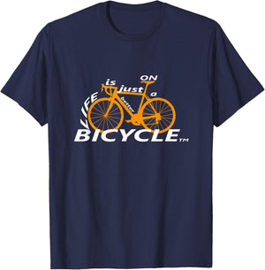 Life is just better on a bicycle T-Shirt - T-Shirt | Navy