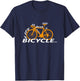 Life is just better on a bicycle T-Shirt - T-Shirt | Navy