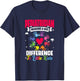 Pediatrician Difference Pediatrician Nurse Peds Pediatric T-Shirt - T-Shirt | Navy