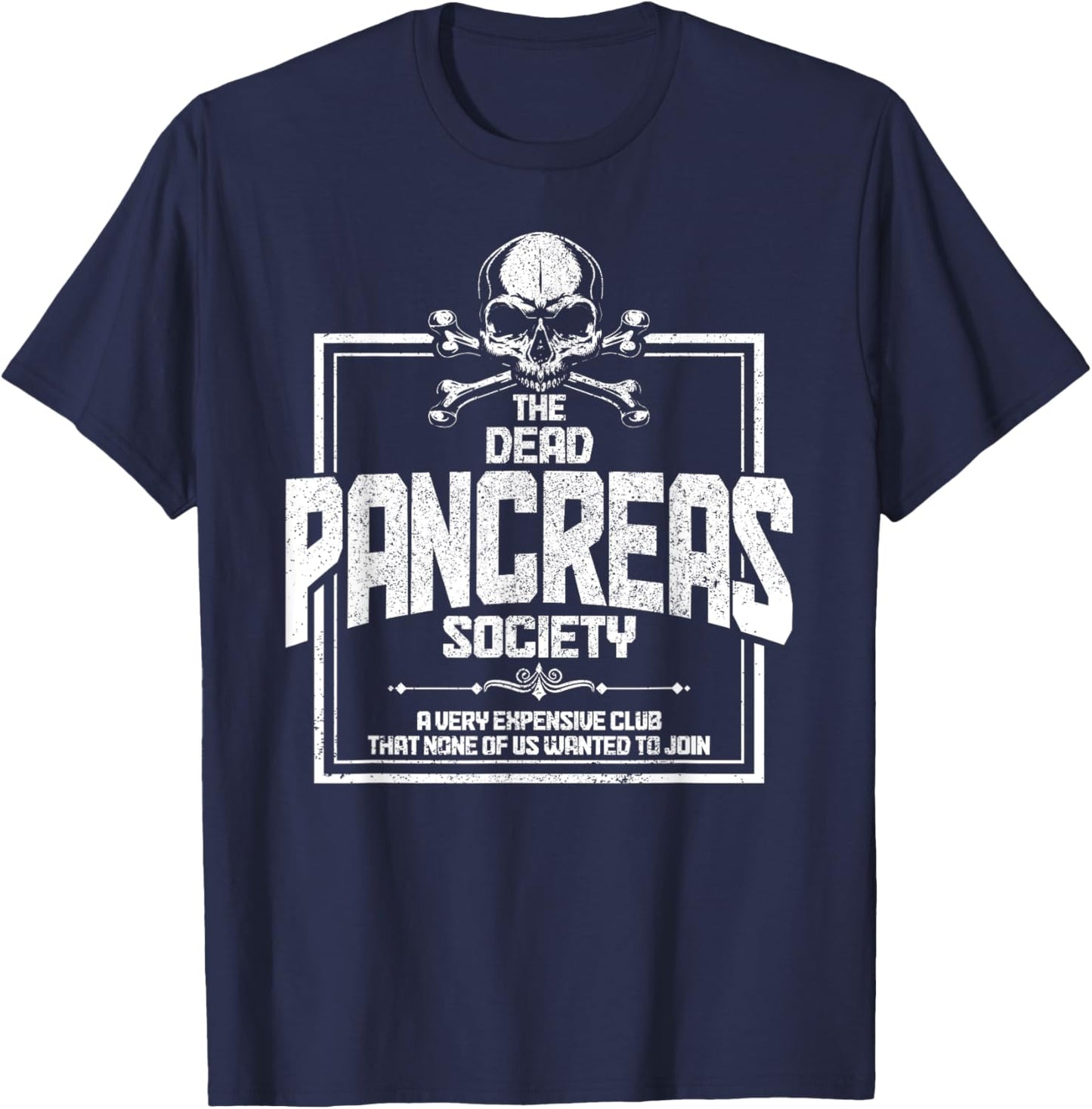 Diabetes Awareness Month Type 1 Diabetic T1D Awareness Funny T-Shirt - T-Shirt | Navy