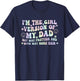 I'm The Girl Version of My Dad But Way Prettier and with Way T-Shirt - T-Shirt | Navy