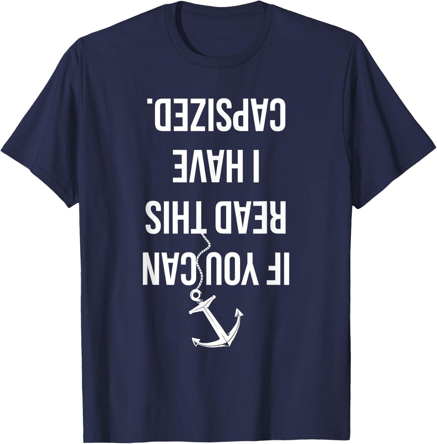 Funny Sailing Nautical Boating Sailboat Lover Gift Men Women T-Shirt - T-Shirt | Navy