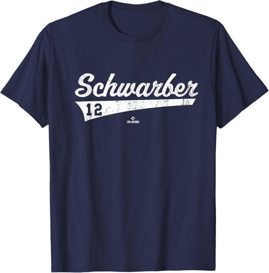 Vintage Gameday Kyle Schwarber Philadelphia MLBPA T-Shirt - T-Shirt | Navy