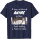 Anime Clothes Girls Women Funny Anime Outfits Cosplay Anime T-Shirt - T-Shirt | Navy