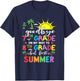 GoodBye 7th Grade On My Way To 8th Grade But First Summer T-Shirt - T-Shirt | Navy