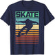 Skateboard Skate Retro Skateboarding Skateboarder Skater T-Shirt - T-Shirt | Navy