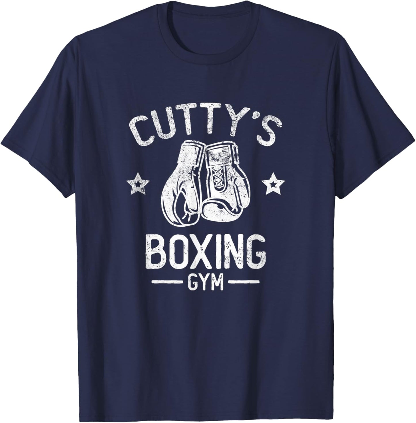 Vintage Cutty's Boxing Gym Est 1975 Boxing Day T-Shirt - T-Shirt | Navy