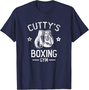 Vintage Cutty's Boxing Gym Est 1975 Boxing Day T-Shirt - T-Shirt | Navy