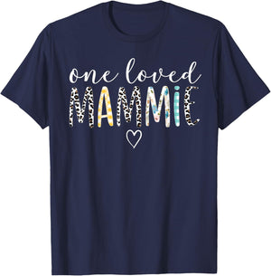 Mammie Gifts Women One Loved Mammie Mother's Day T-Shirt - T-Shirt | Navy