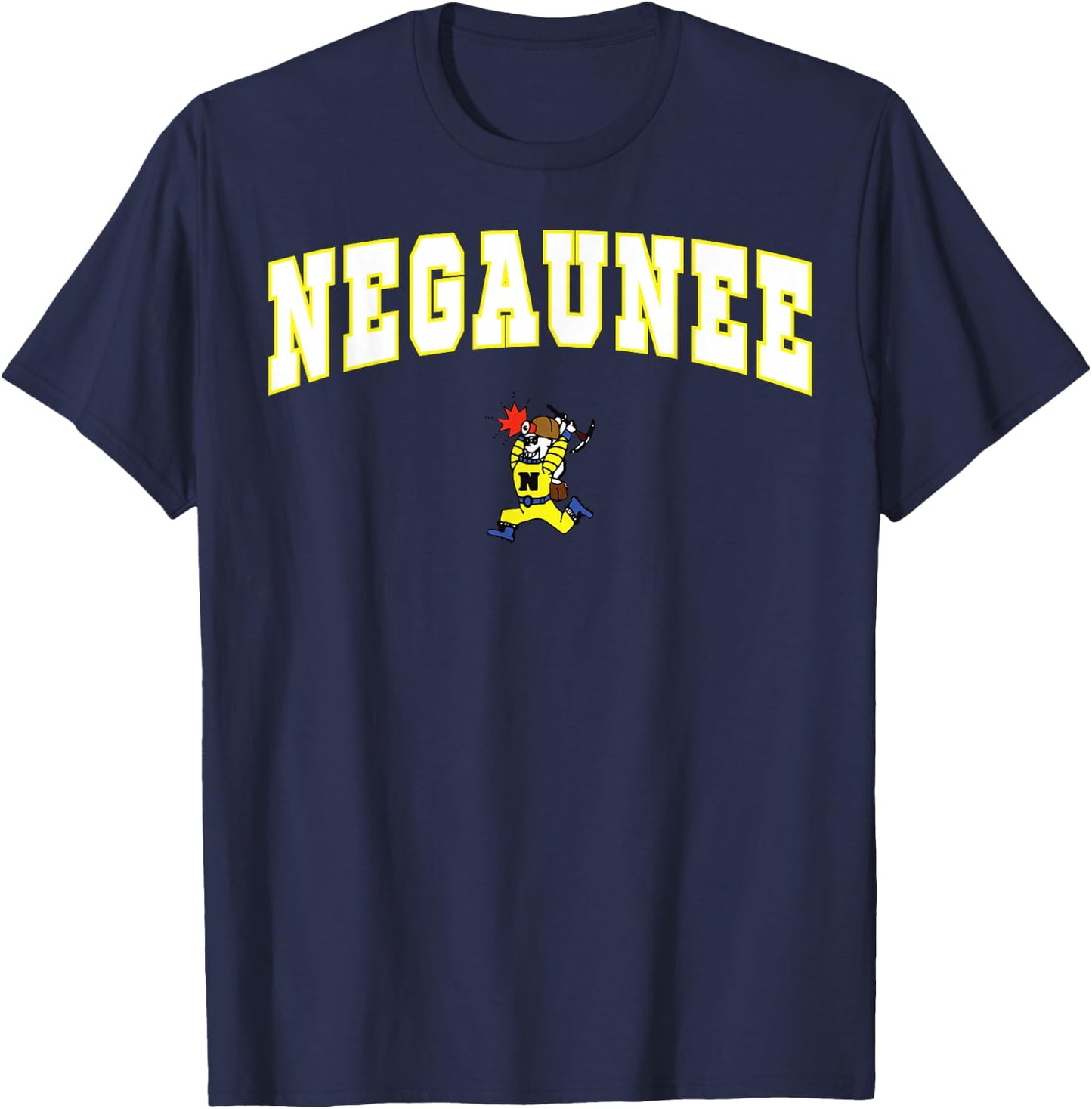 Negaunee High School Miners T-Shirt - T-Shirt | Navy