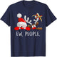 Ew People Funny Santa Claus Rudolph Reindeer Christmas Gifts T-Shirt - T-Shirt | Navy
