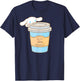 Cinnamoroll Cup of Coffee To Go T-Shirt - T-Shirt | Navy