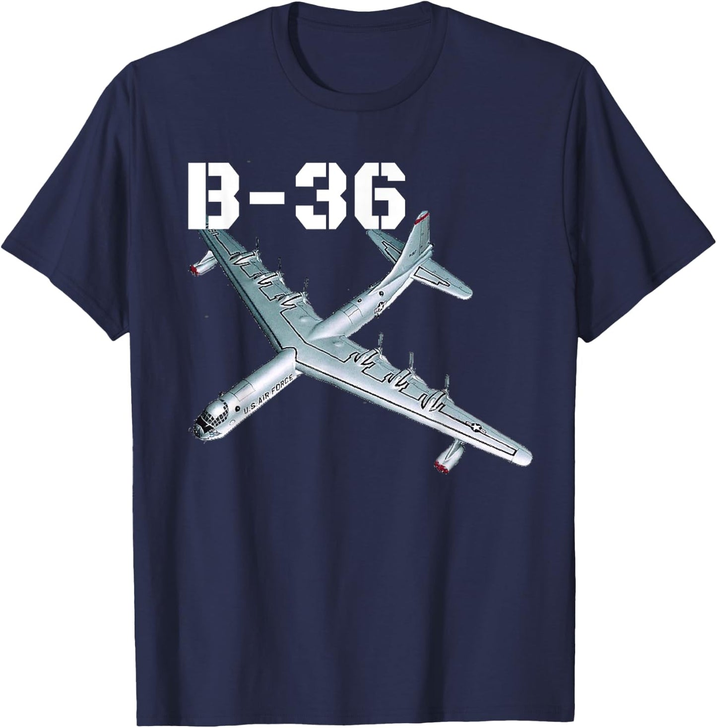 The B-36 Peacemaker bomber. Air Force aviation at its best. T-Shirt - T-Shirt | Navy