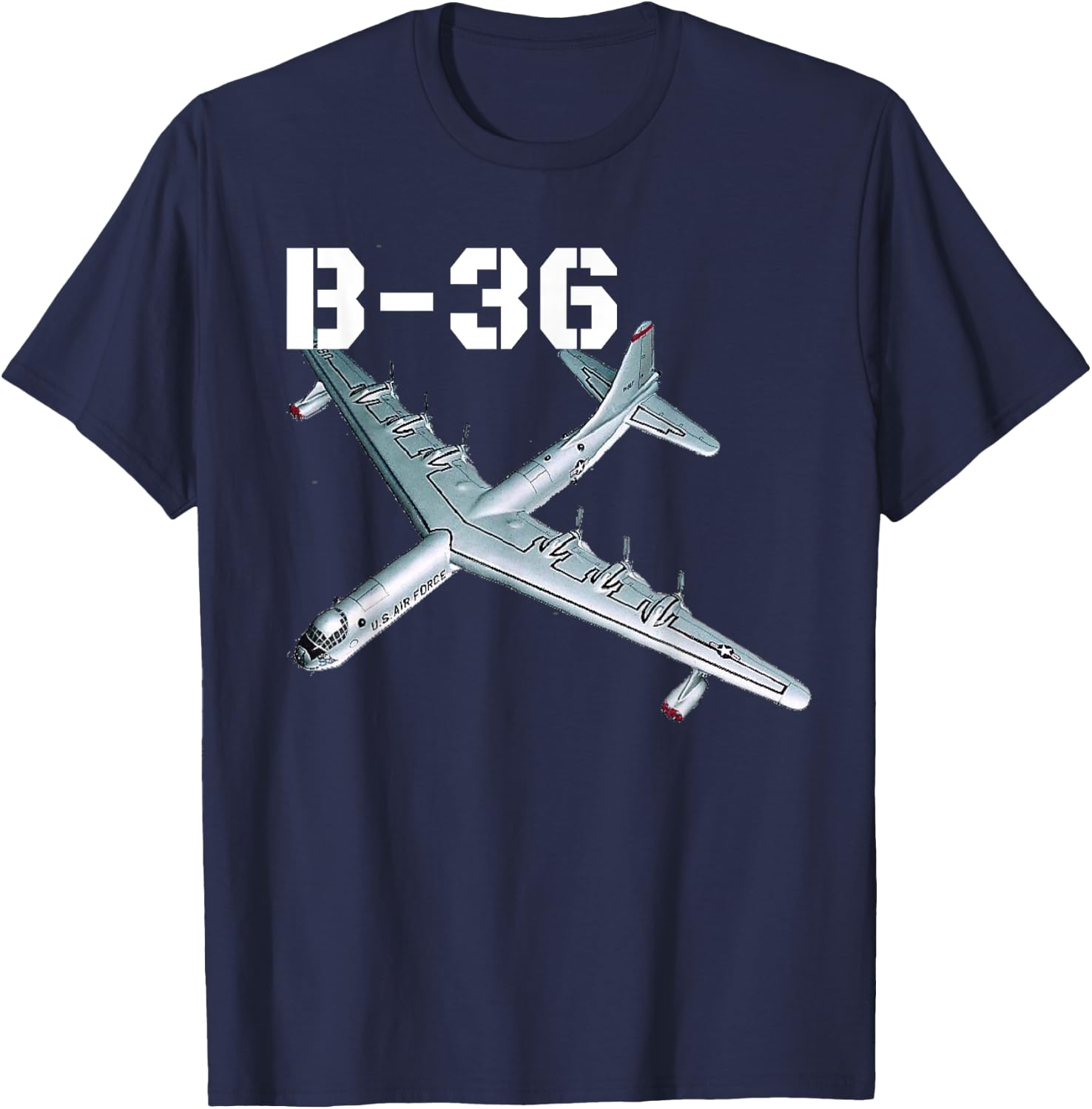 The B-36 Peacemaker bomber. Air Force aviation at its best. T-Shirt - T-Shirt | Navy