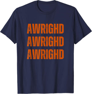 Funny USA US State Alright Texas Pride Texan Accent Southern T-Shirt - T-Shirt | Navy