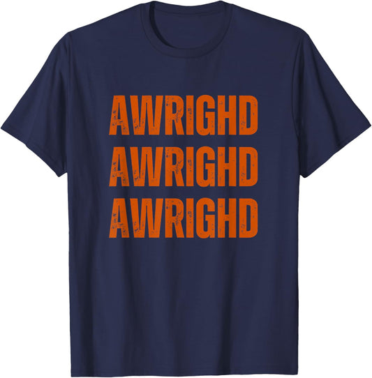Funny USA US State Alright Texas Pride Texan Accent Southern T-Shirt - T-Shirt | Navy