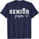 Senior 2026 Proud Papa of A Class of 2026 Senior Graduate T-Shirt - T-Shirt | Navy