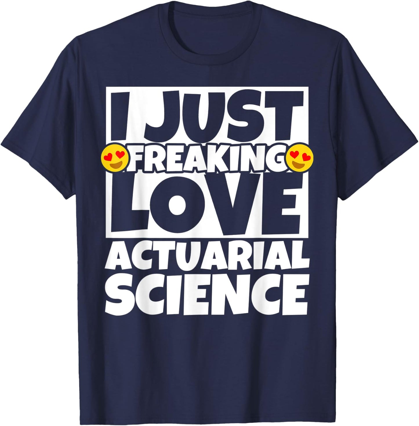 Actuarial science Funny T-Shirt - T-Shirt | Navy