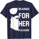 Bearded Pleasure Shirt Great Beard Lovers Gift T-Shirt - T-Shirt | Navy