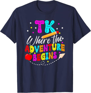 TK Funny TK Teacher Transitional Kindergarten Student T-Shirt - T-Shirt | Navy