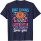 Free Throws or Pink Bows Your Grandpa Loves You Gender T-Shirt - T-Shirt | Navy