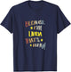 Because I'm Linda That's Why Retro Vintage Name Gift T-Shirt - T-Shirt | Navy