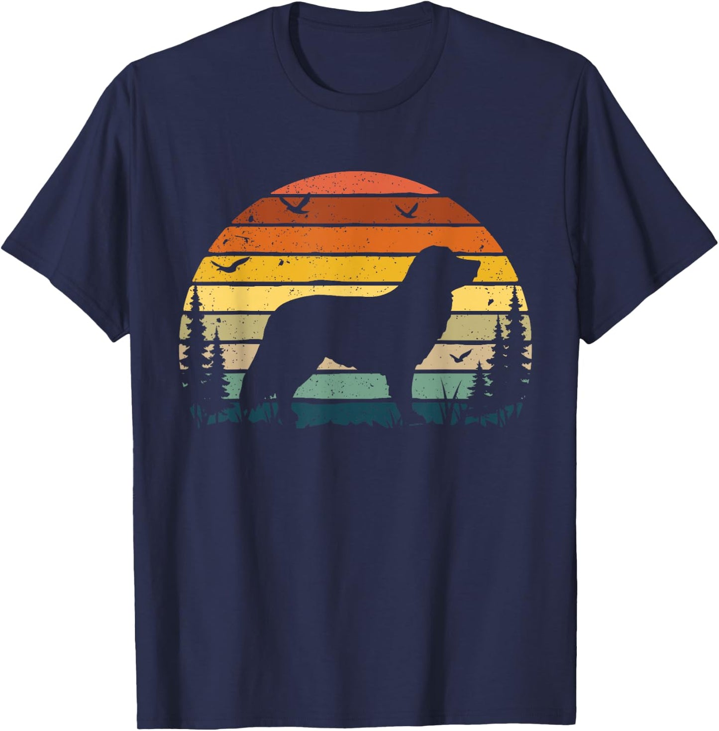 Nova Scotia Duck Ringing Retriever Vintage Dog T-Shirt - T-Shirt | Navy