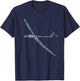 Glider Soaring Technical Terms Gift Pilot Aviator T-Shirt - T-Shirt | Navy