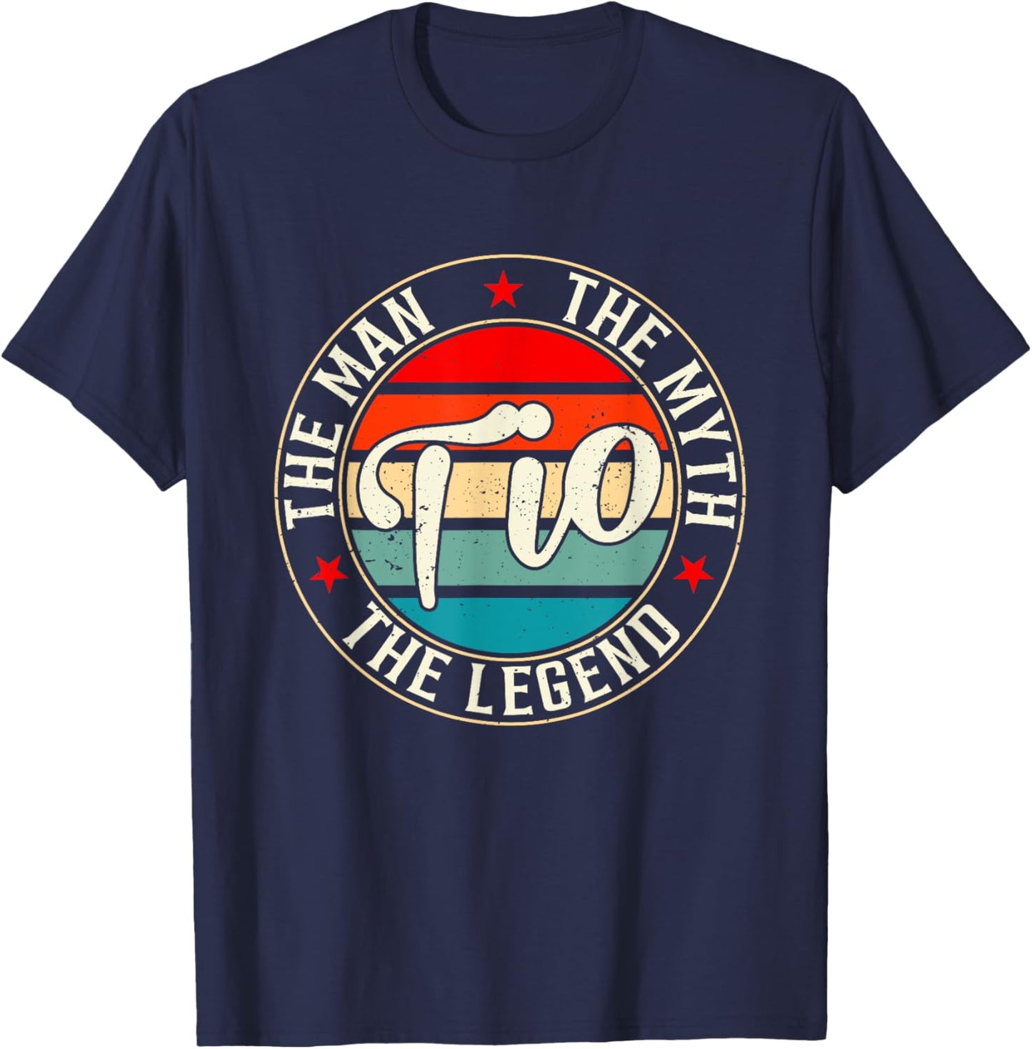 Tio The Man The Myth The Legend Shirt Funny Personalized T-Shirt - T-Shirt | Navy