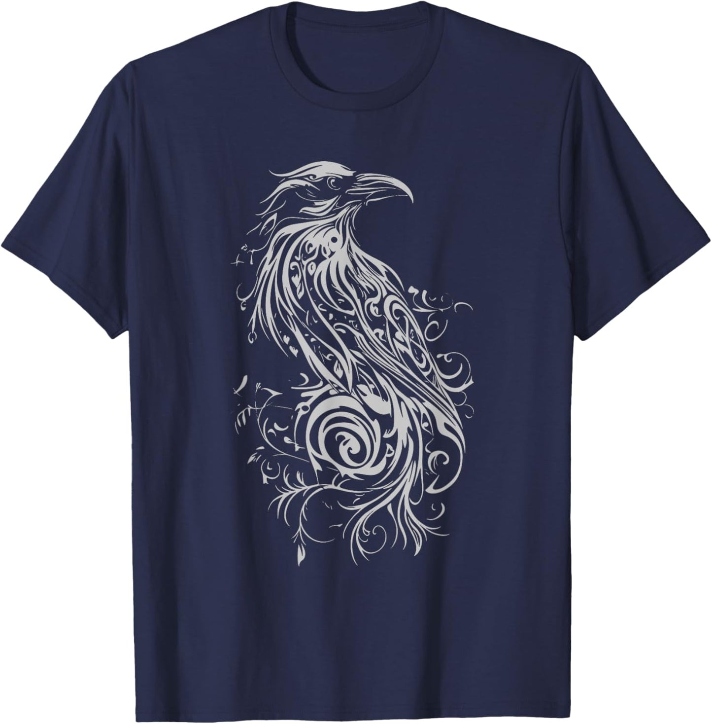 Raven Crow T-Shirt - T-Shirt | Navy