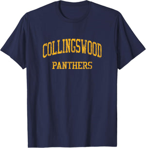 Collingswood High School HS Collingswood NJ Vintage Sports T-Shirt - T-Shirt | Navy