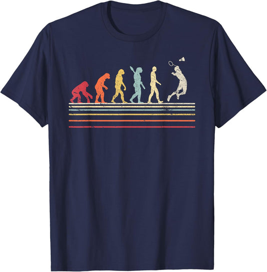 Badminton Shirt Vintage T-Shirt - T-Shirt | Navy