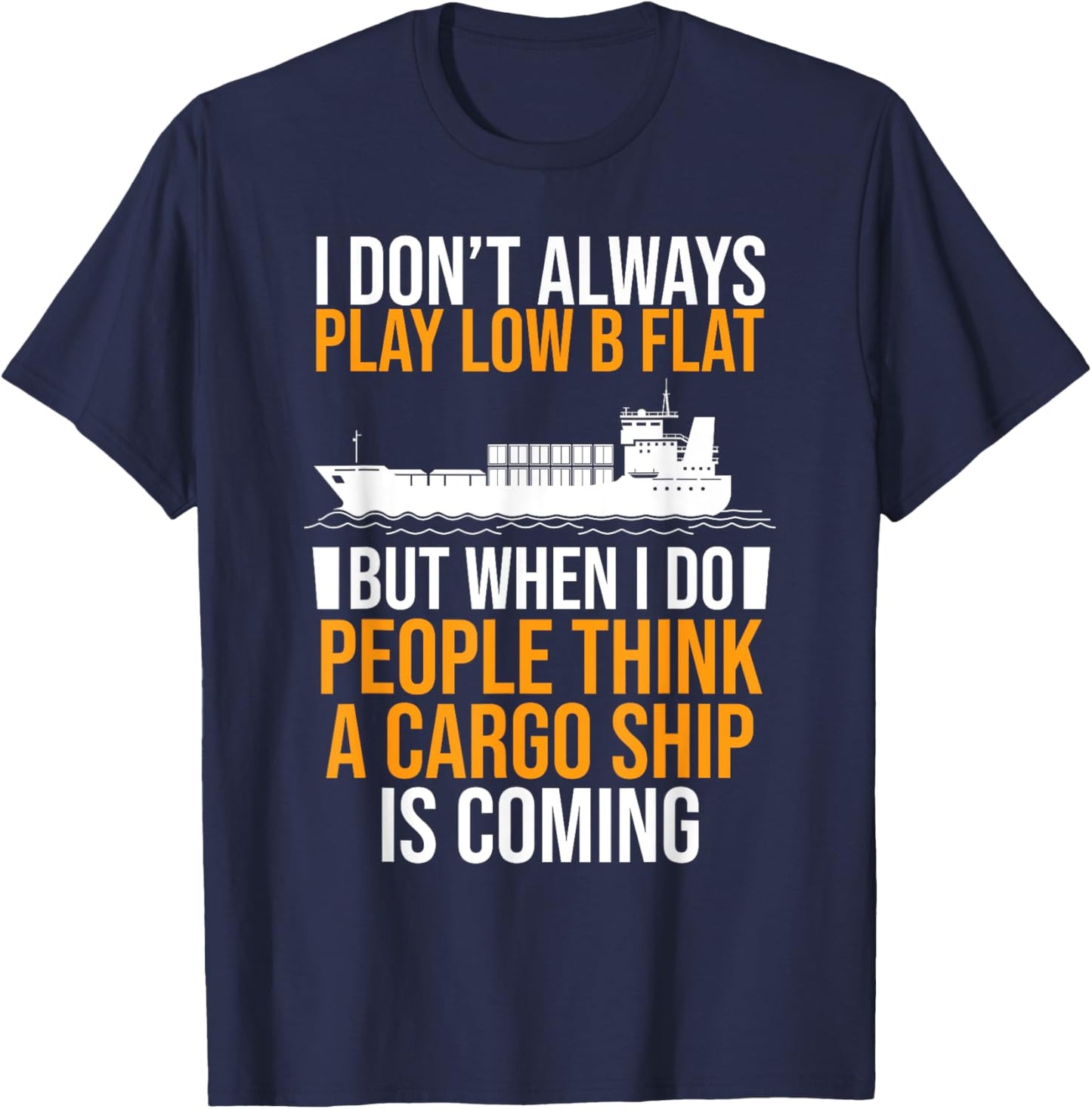 Funny Bassoonist Bassoon Play Orchestra Music Player T-Shirt - T-Shirt | Navy