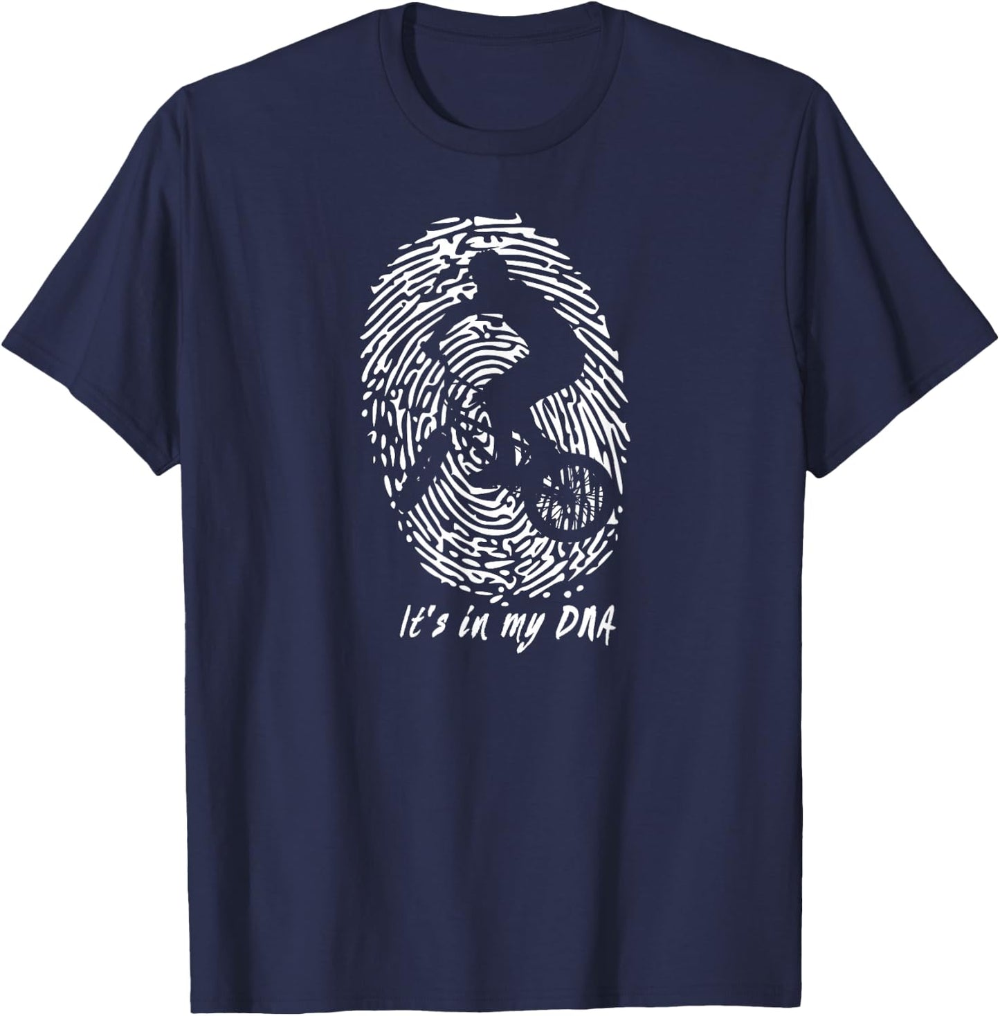 BMX - It's in my DNA - BMX Rider T-Shirt - T-Shirt | Navy
