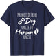 Promoted From Dog Uncle To Human Uncle T-Shirt - T-Shirt | Navy