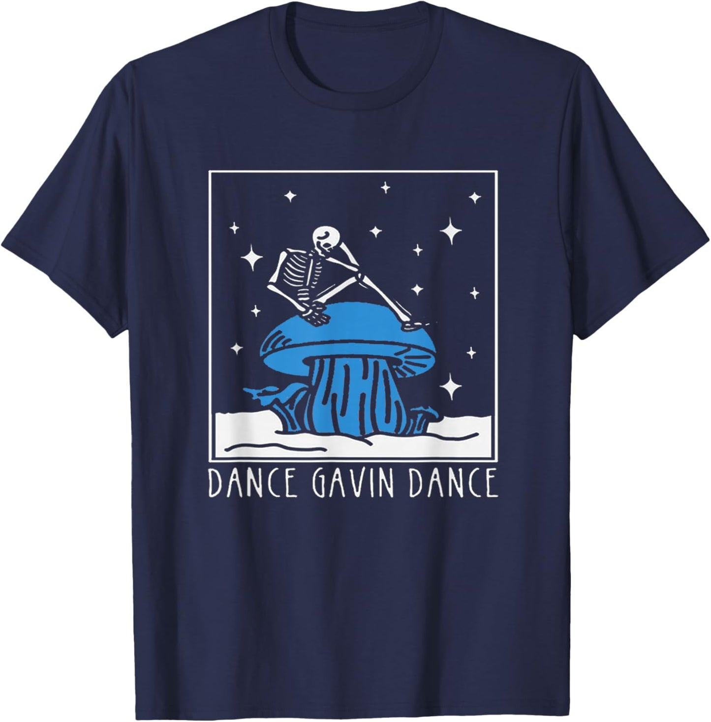 Dance Gavin Dance Mothership Graphic Design - Dance Gavin T-Shirt - T-Shirt | Navy