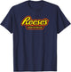 Reese's Peanut Butter Cups Iconic Classic Logo T-Shirt - T-Shirt | Navy