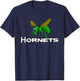 Go Green Hornets Football Baseball Basketball Cheer Team Fan T-Shirt - T-Shirt | Navy