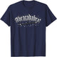 Abracadabra! Magician Magic Wand Distressed T-Shirt - T-Shirt | Navy