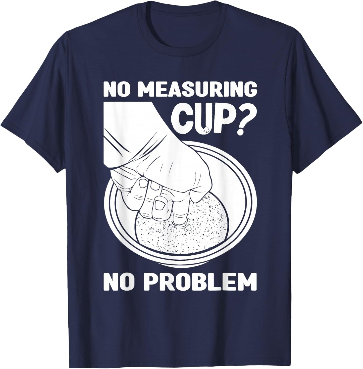 Filipino American No Measuring Cup No Problem Filipino Rice T-Shirt - T-Shirt | Navy