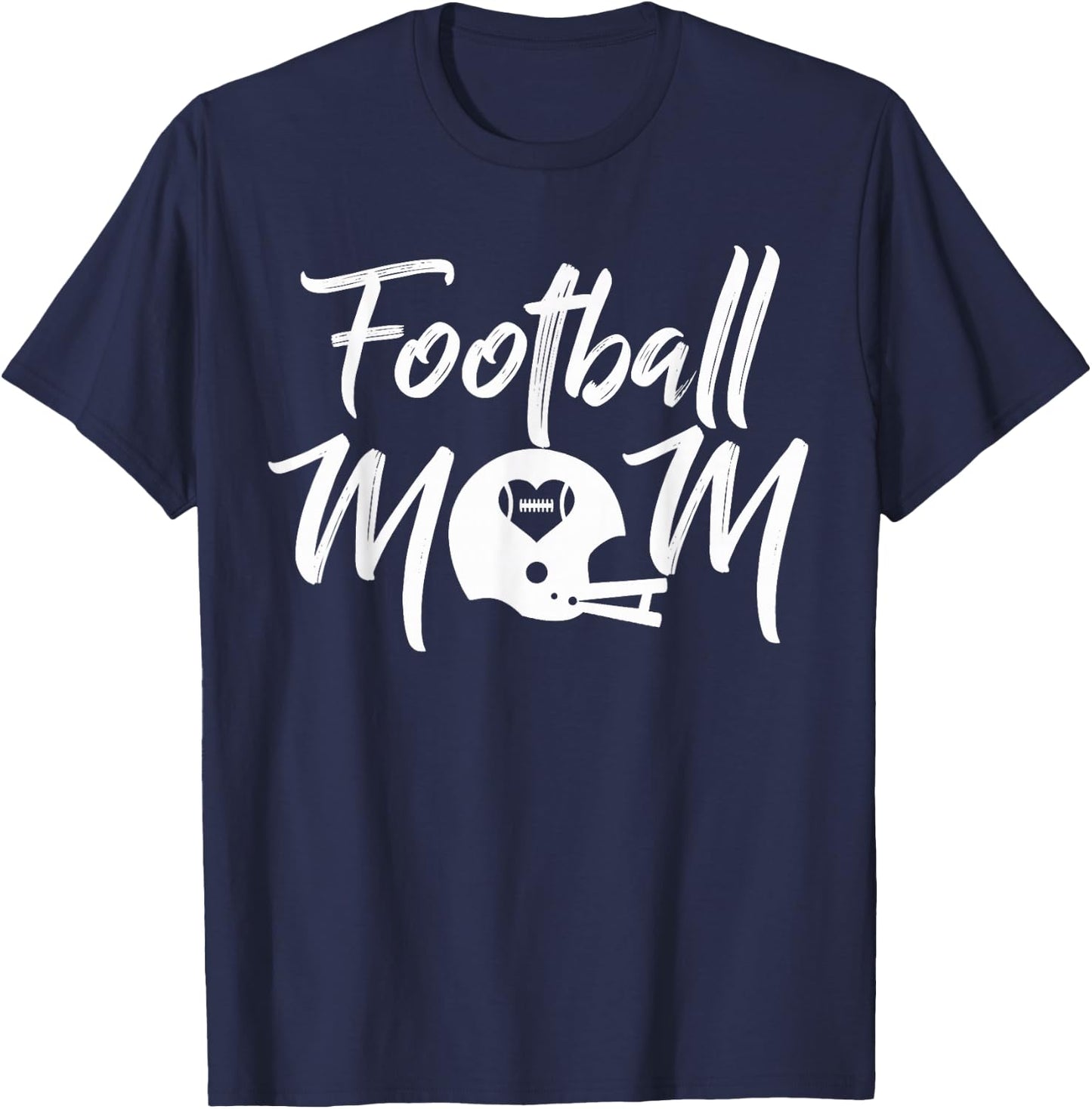Football Mom Football Mom Football T-Shirt - T-Shirt | Navy