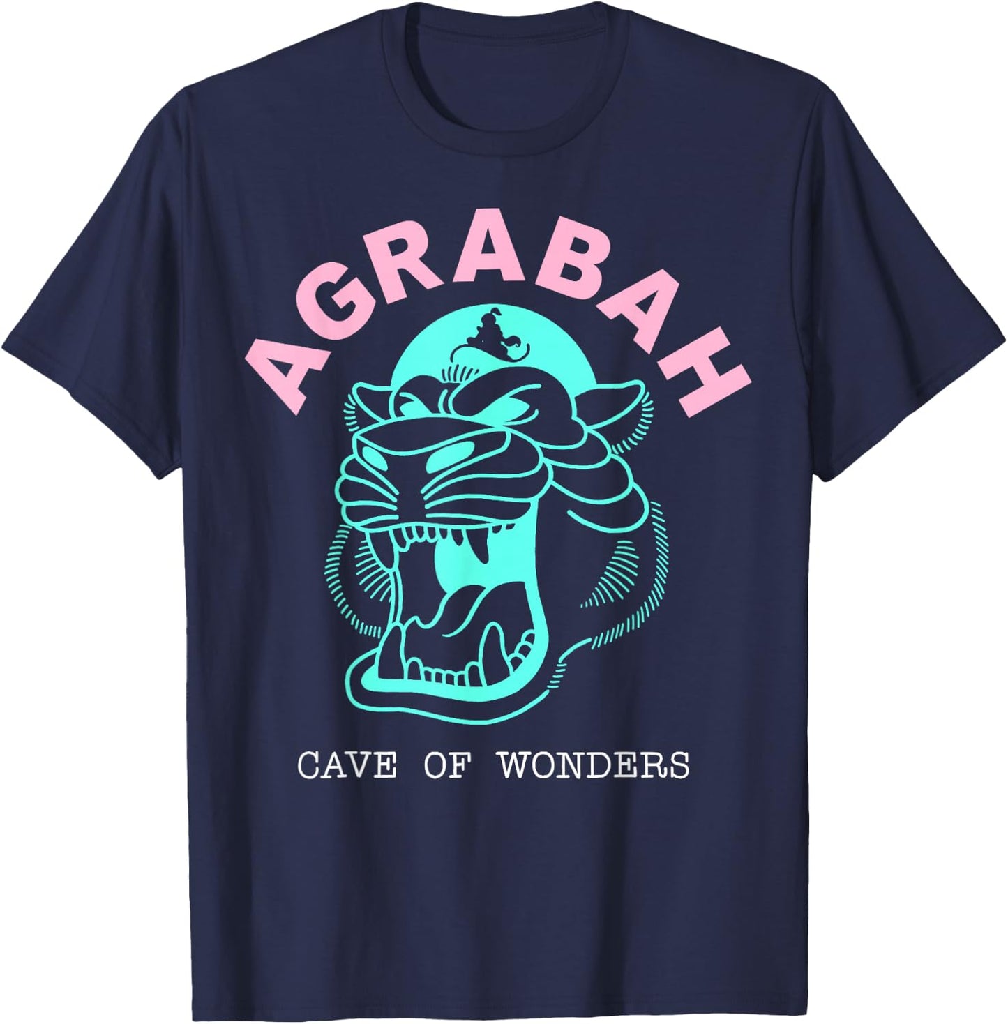 Disney Aladdin Agrabah Tiger Cave Of Wonders T-Shirt - T-Shirt | Navy