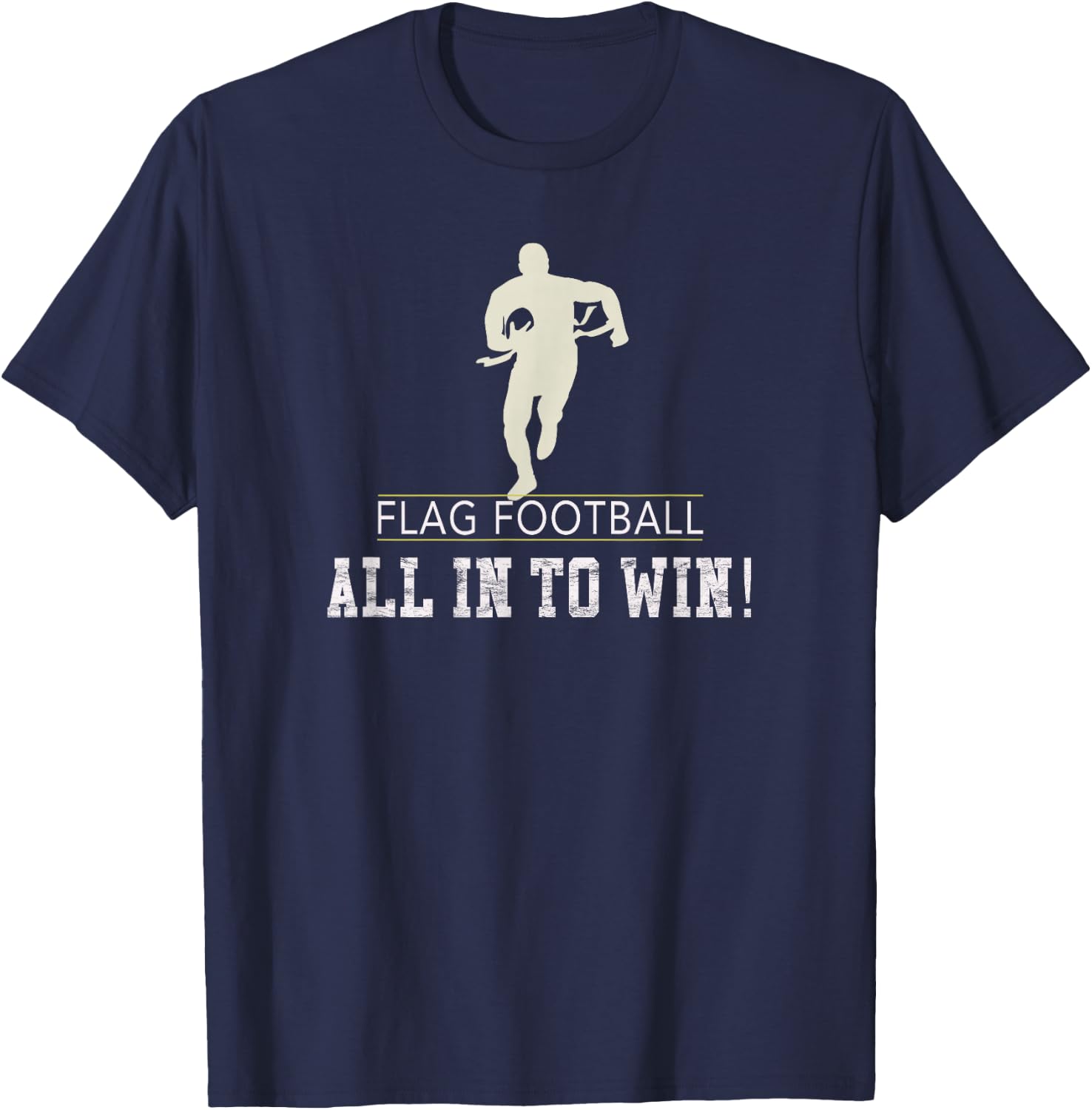 Flag Football Shirt for Kids and Adults T-Shirt - T-Shirt | Navy