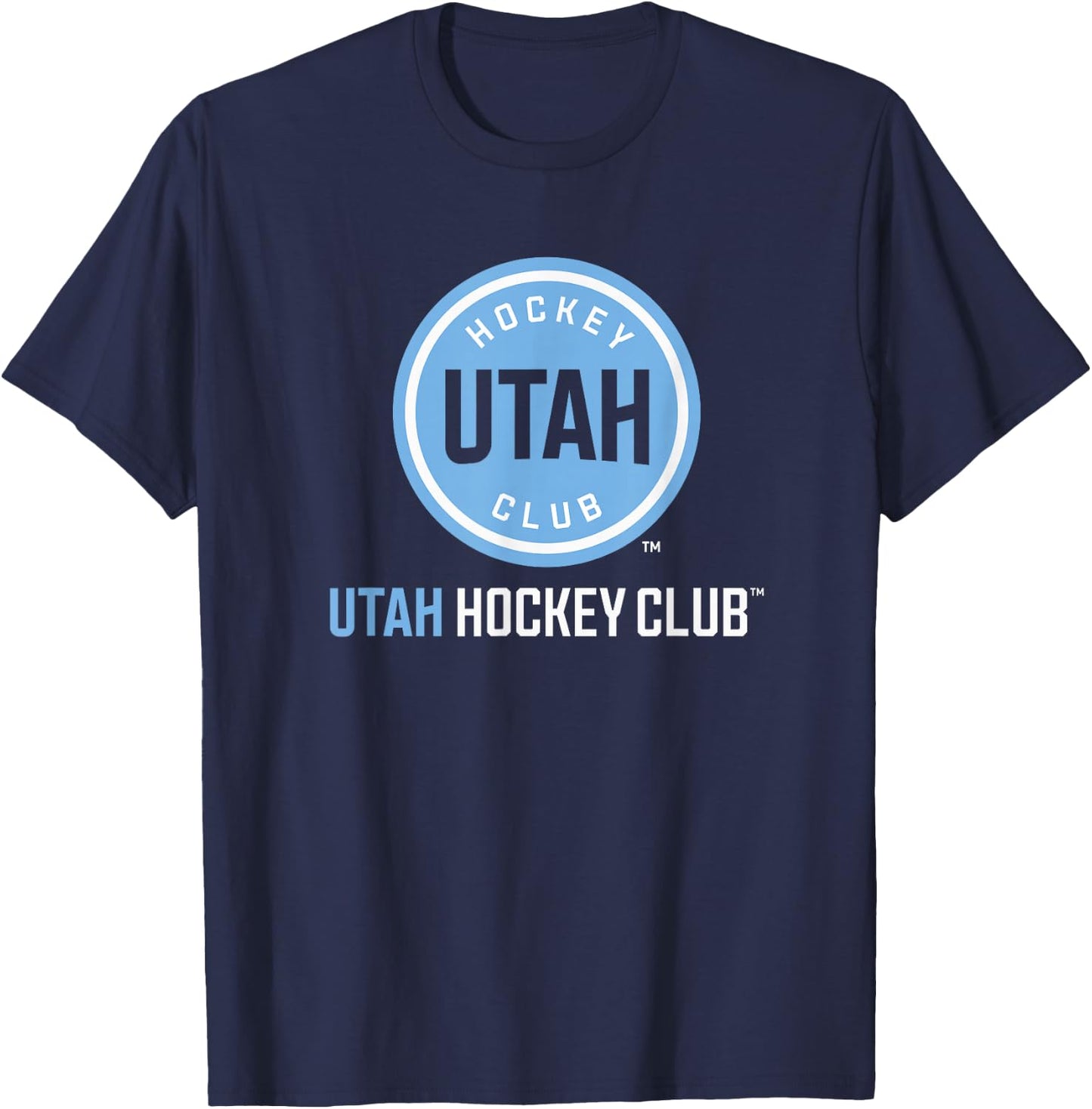 Utah Hockey Club Power Play Black Officially Licensed T-Shirt - T-Shirt | Navy