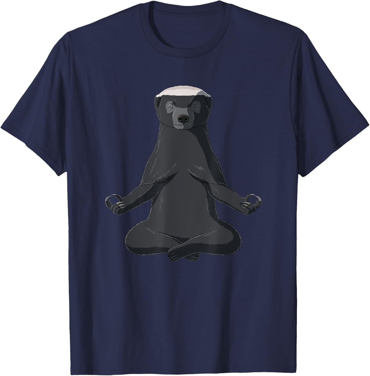 Yoga Honey Badger T-Shirt - T-Shirt | Navy