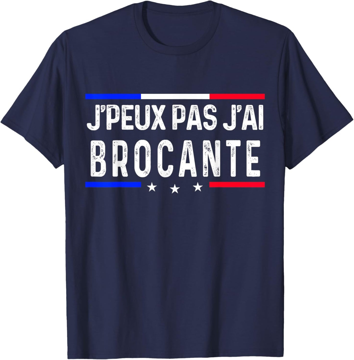 Je peux pas j'ai flea market T-Shirt - T-Shirt | Navy