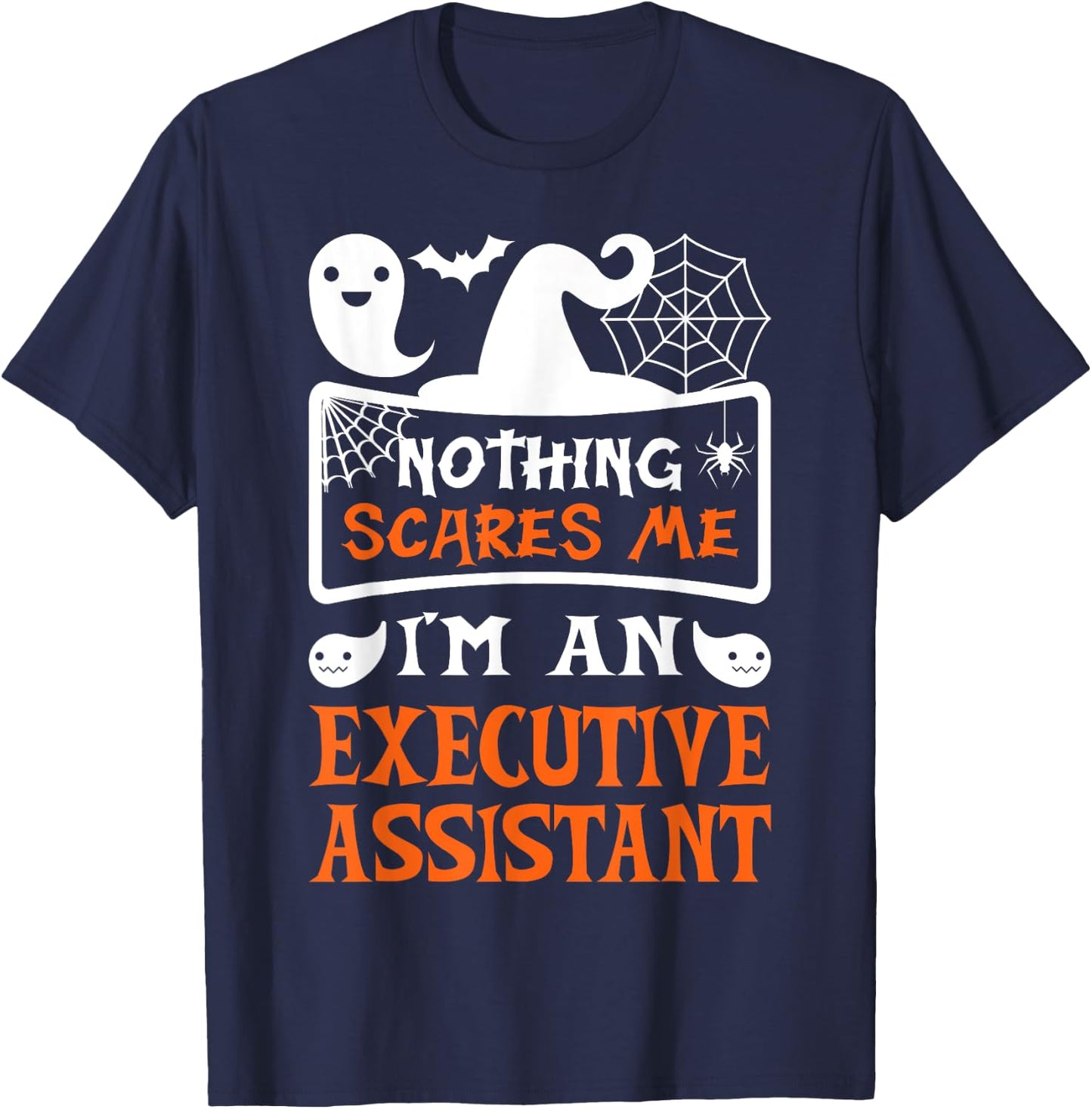 Funny Halloween Vampire Executive Assistant T-Shirt - T-Shirt | Navy
