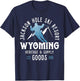 Jackson Hole Ski Resort Winter Snowboard Wyoming Vacation T-Shirt - T-Shirt | Navy