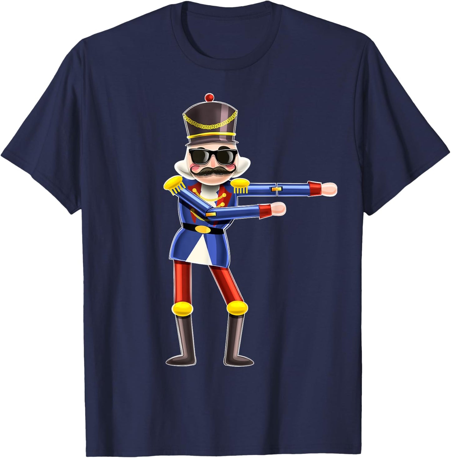 Flossing Nutcracker Shirt Nutcracker Christmas Gift Kids T-Shirt - T-Shirt | Navy
